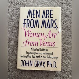 RARE 1st Edition Men Are from Mars Women from Venus Hardcover Book Self Help